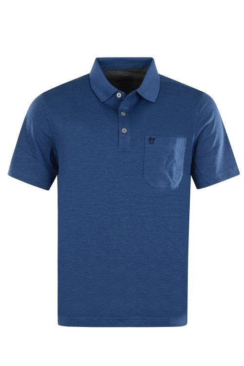 20079/3 HAJO - Poloshirt Softknit 600 blau