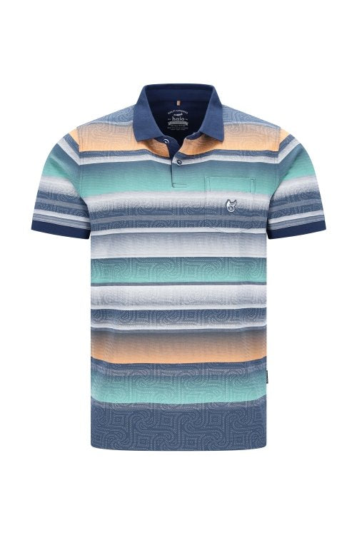 27939 HAJO - Stay Fresh Poloshirt Feinpique 636 admiralsblau