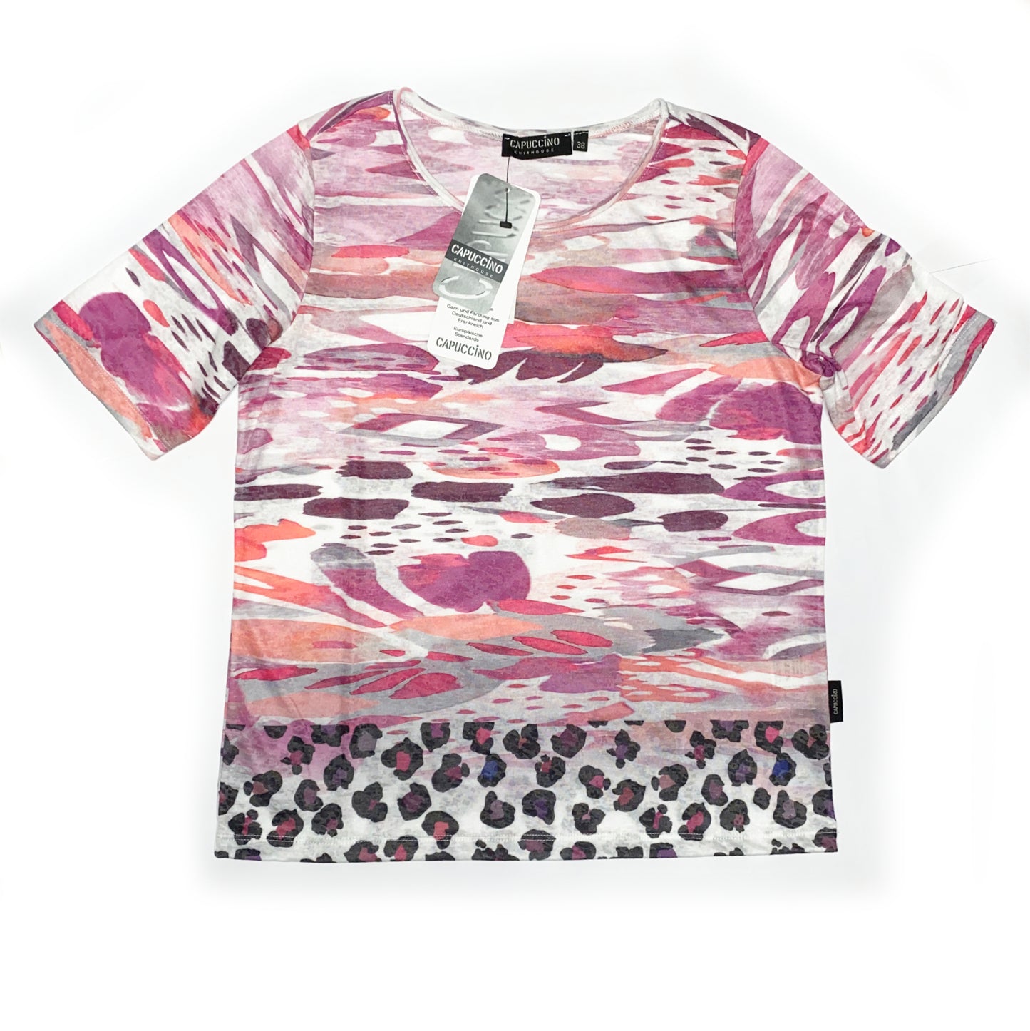 260805 CAPUCCINO - T-Shirt 300 fuchsia