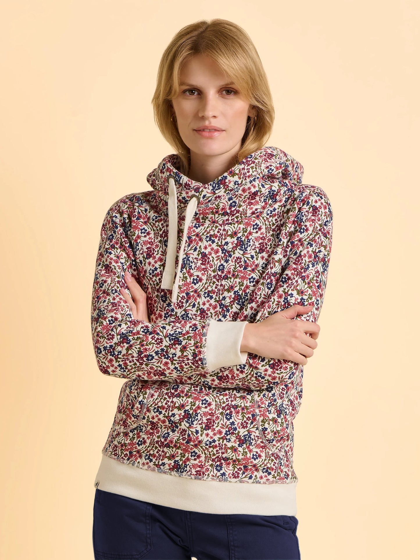 BBL SWT 00 13215 BRAKEBURN wmn - Wimborne Elise Hoodie flower mix