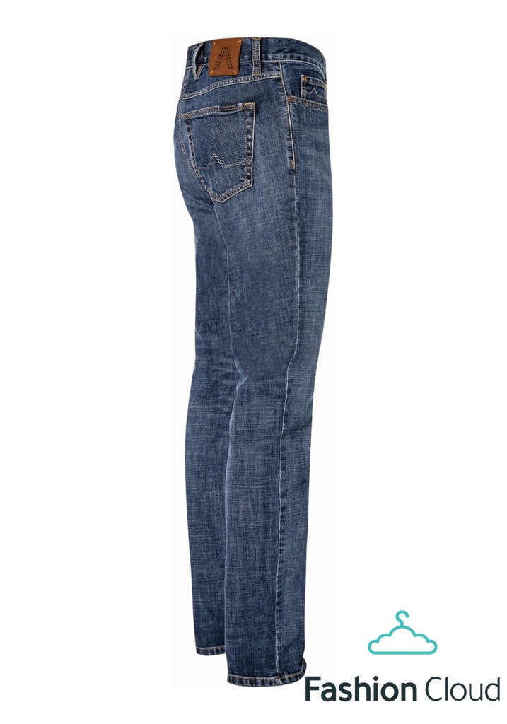 1896 PIPE - ALBERTO Pants - Authentic Denim 883 dark blue