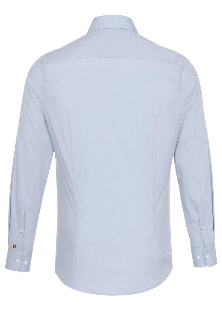 3355-104 PURE - City Hemd slim fit Langarm 102 hellblau