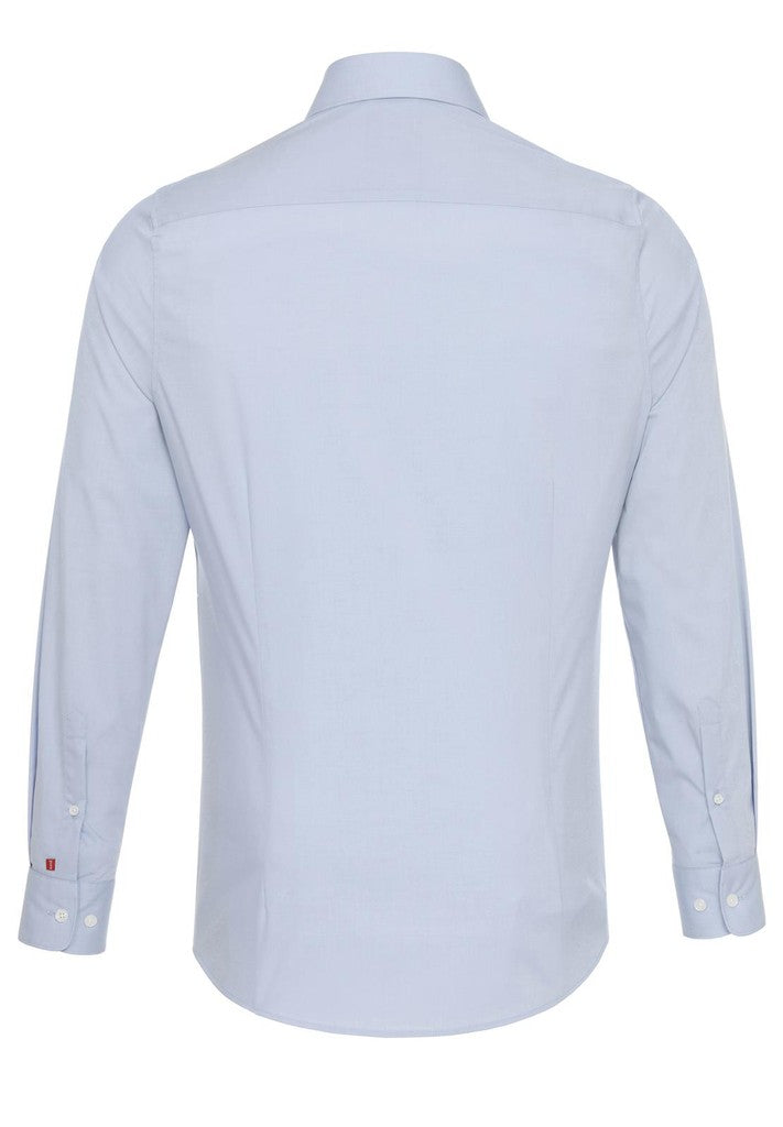 3355-104 PURE - City Hemd slim fit Langarm 102 hellblau