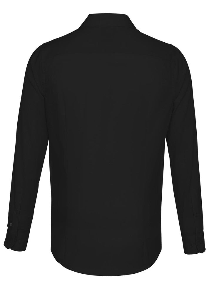3379-420 PURE - Hemd City modern fit Langarm 001 schwarz