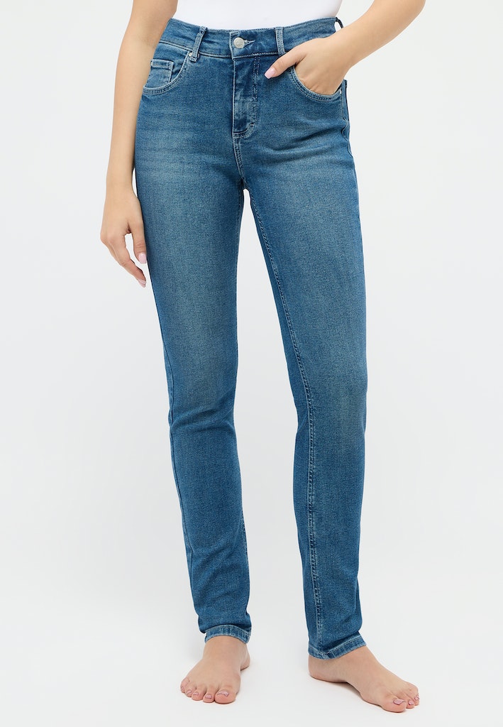 325 Skinny ANGELS Jeans 3358 mid blue used