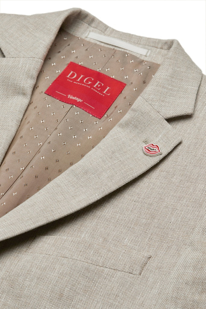 1009366 ROD - DIGEL Ceremony - Sakko slim fit 74 beige