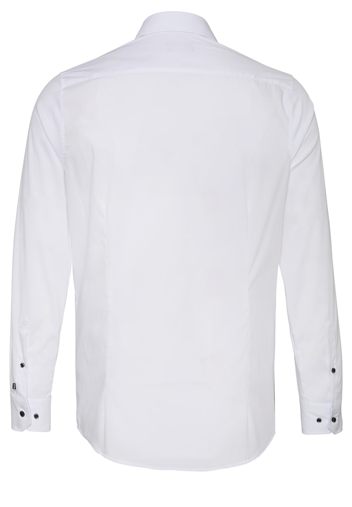 4066-21106 PURE - City Hemd slim fit Langarm 900 weiß (blau)