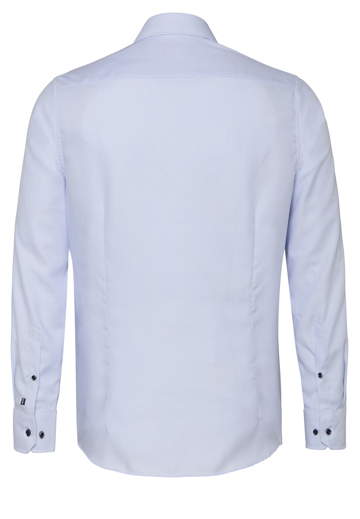 4063-11106 PURE - City Hemd modern fit Langarm 100 hellblau