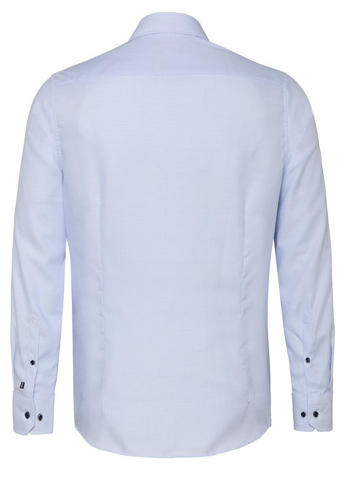 4063-11106 PURE - City Hemd modern fit Langarm 100 hellblau