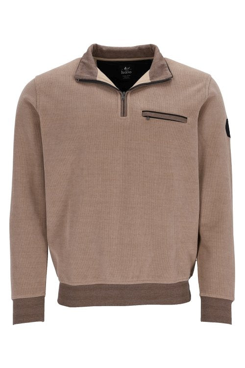 27822 HAJO - Sweatshirt Thermocord 241 nougatmelange