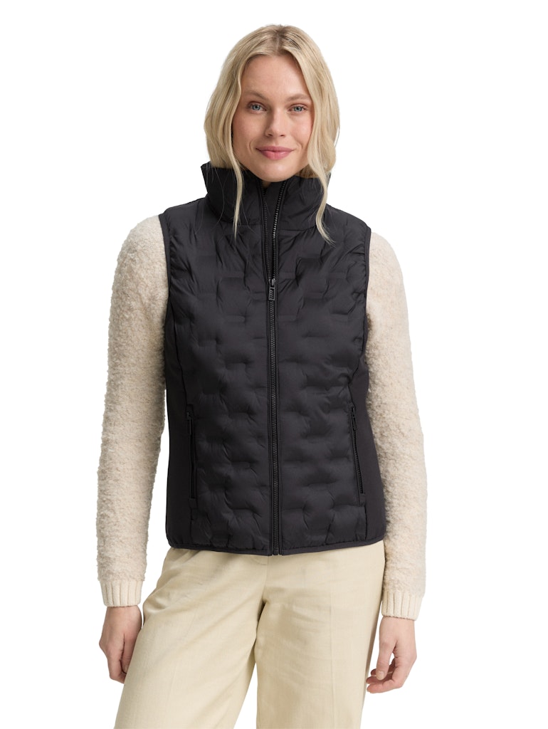 1046589 TOM TAILOR wmn - Weste mit Stehkragen | wasserabweisend