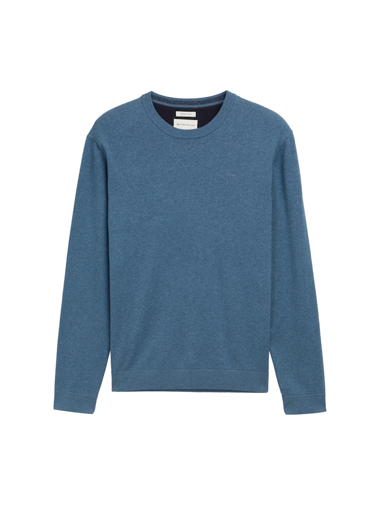 1039805 TOM TAILOR men - Basic Rundhals-Pullover