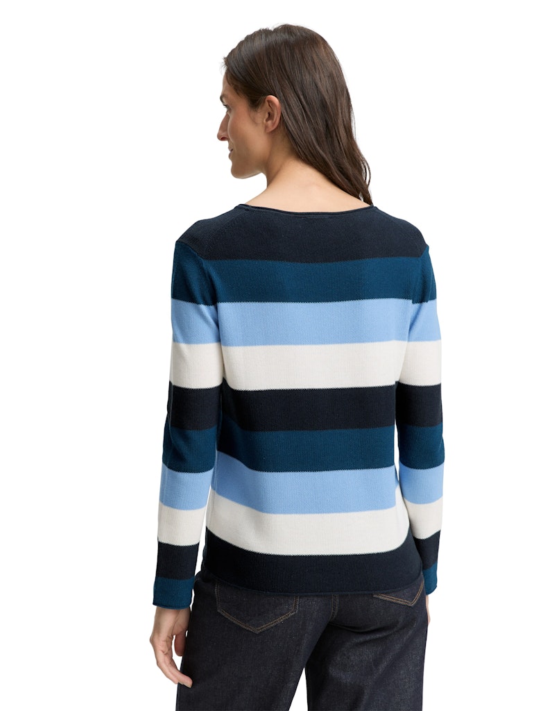 1042952 TOM TAILOR wmn - Strukturierter Streifen-Pullover