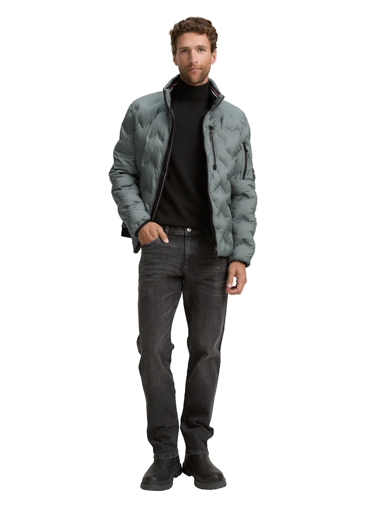 1048128 TOM TAILOR men - Hybridjacke 21951 washed jasper green