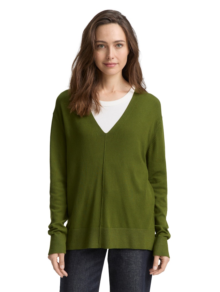 1047671 TOM TAILOR wmn - Pullover mit V-Ausschnitt