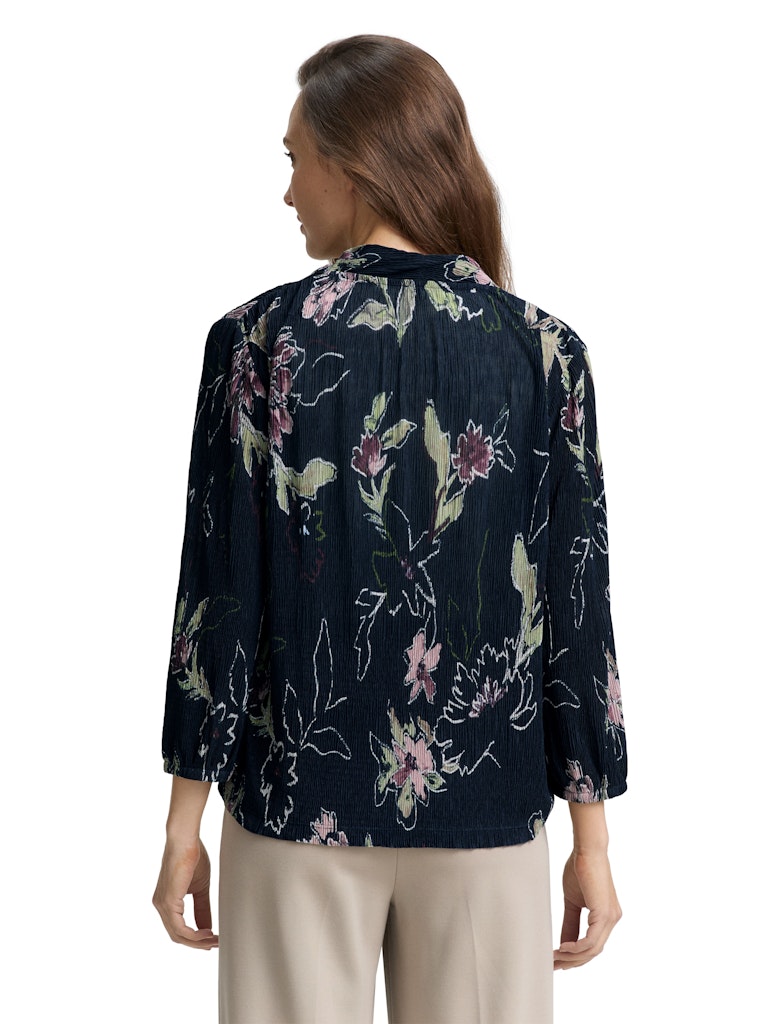1047757 TOM TAILOR wmn - Plisee-Blusenshirt