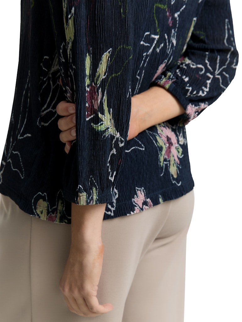 1047757 TOM TAILOR wmn - Plisee-Blusenshirt