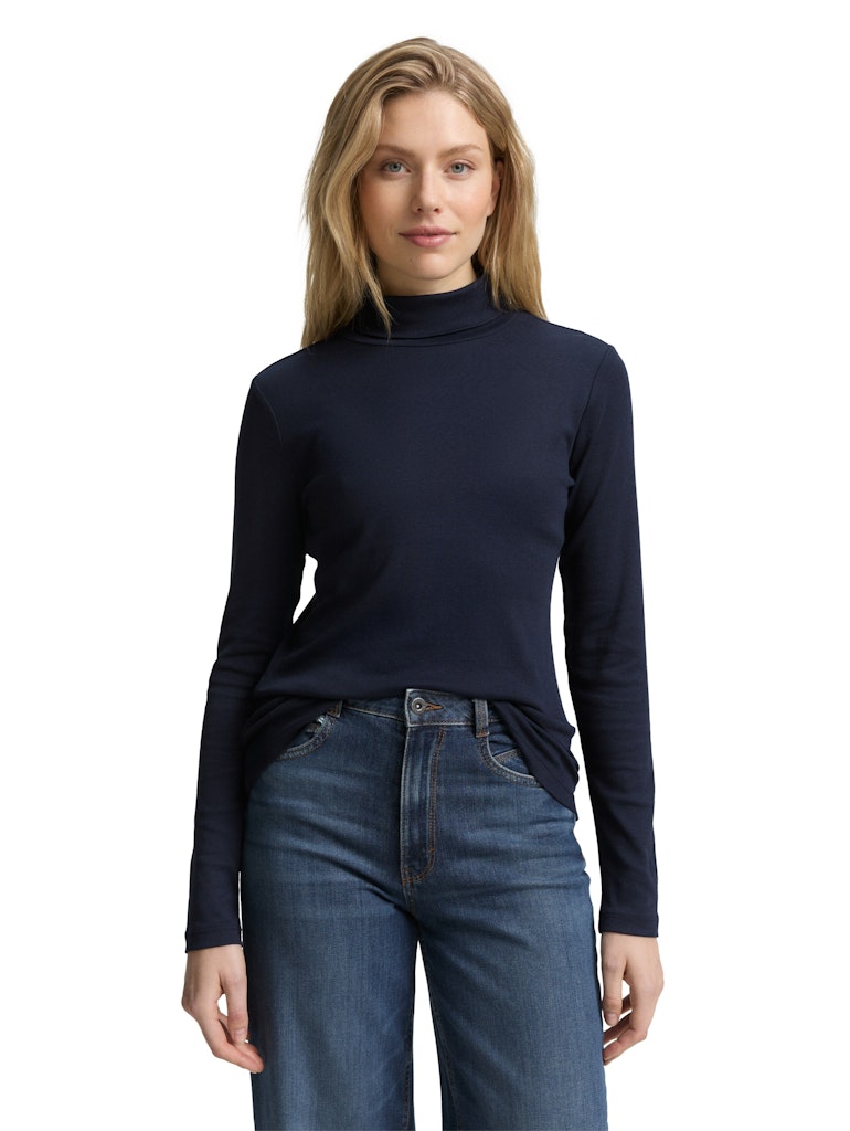 1043142 TOM TAILOR wmn - Basic Rollkragenshirt
