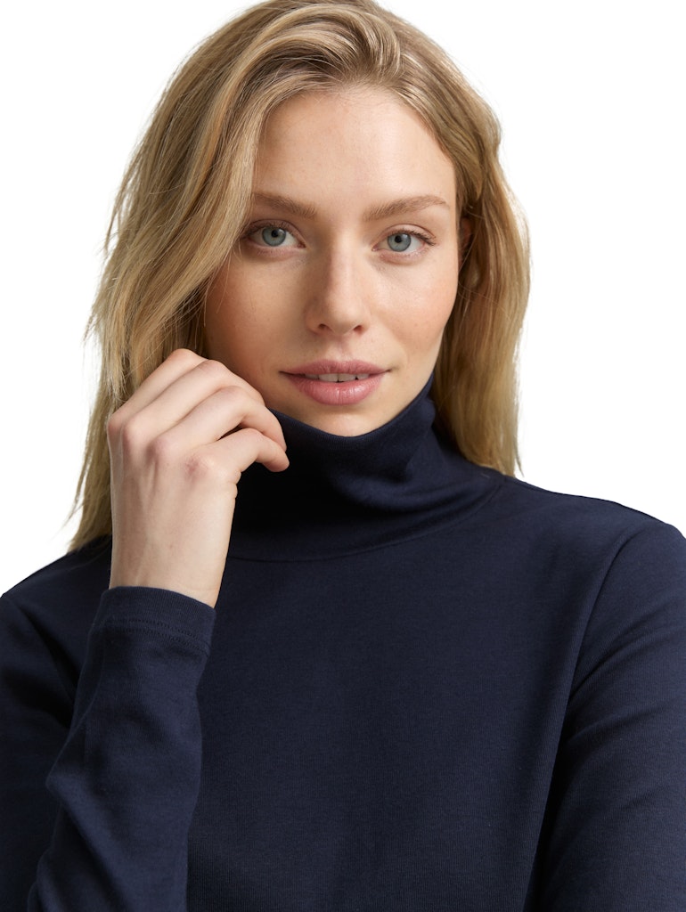 1043142 TOM TAILOR wmn - Basic Rollkragenshirt