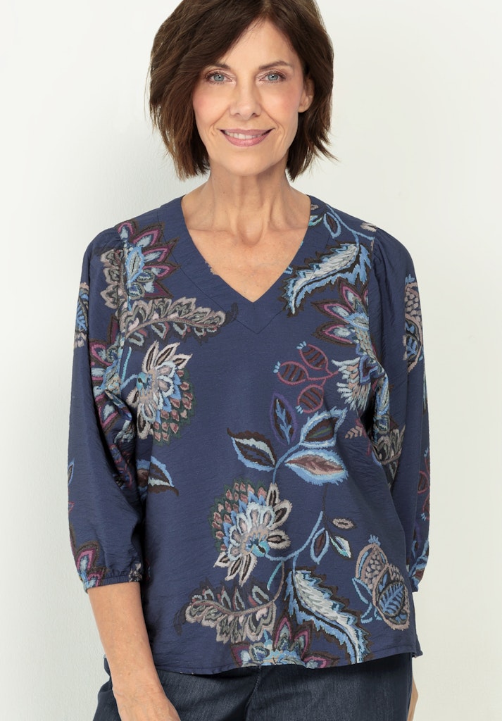 65004 BIANCA - Bluse ALENA 499 blue mix