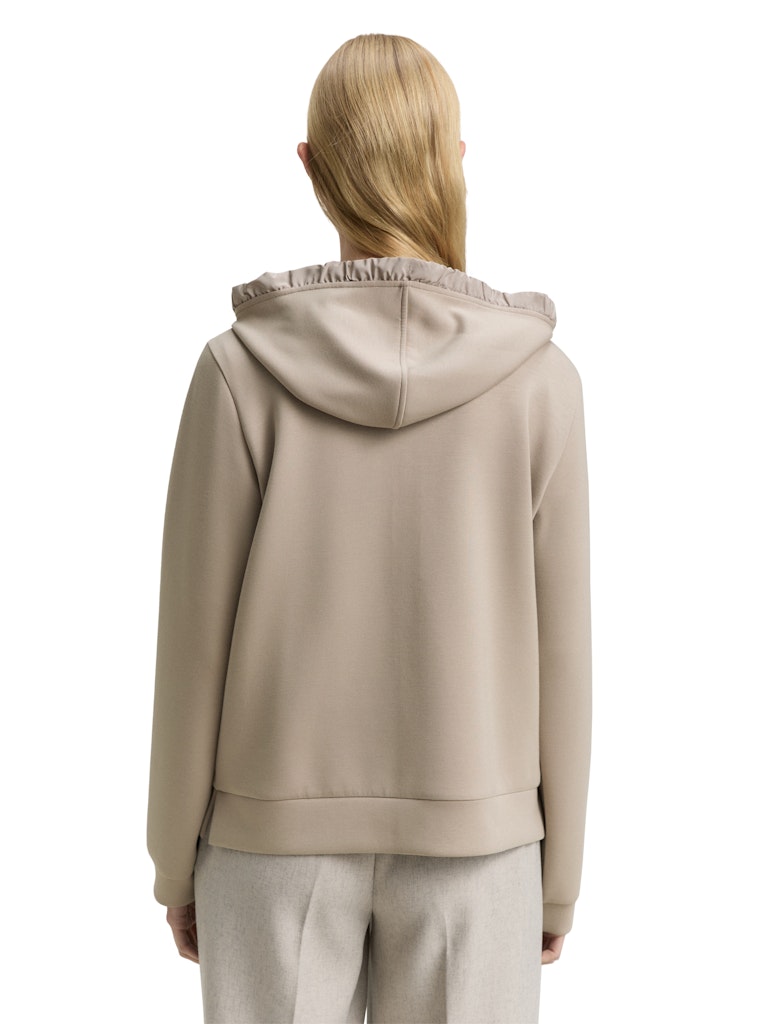 1048293 TOM TAILOR wmn - Hoodie Sweatshirtjacke aus ScubaNeo