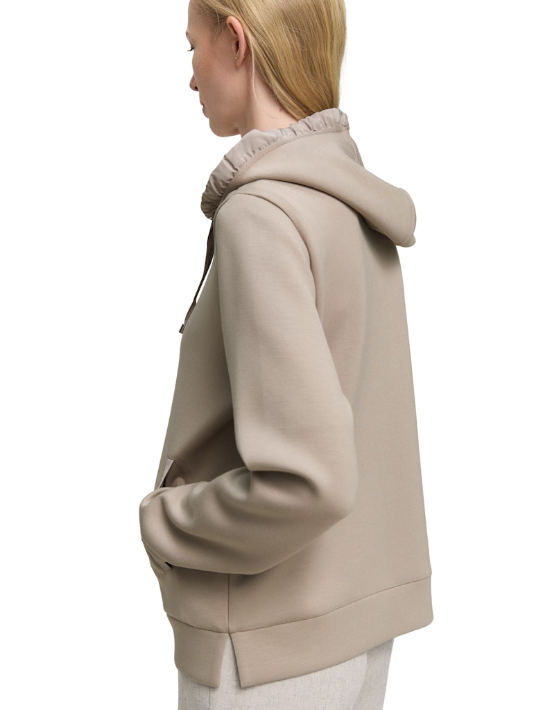 1048293 TOM TAILOR wmn - Hoodie Sweatshirtjacke aus ScubaNeo