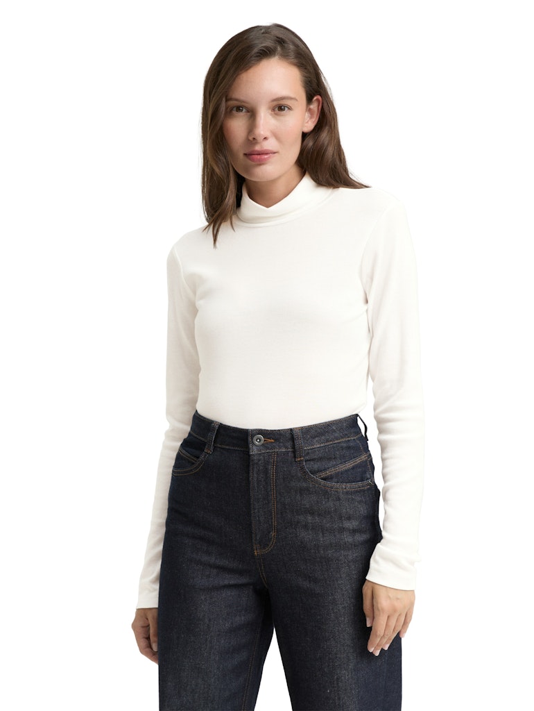 1043142 TOM TAILOR wmn - Basic Rollkragenshirt