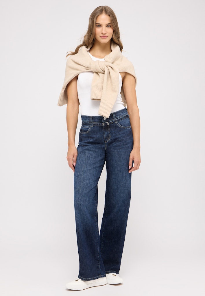 350 LIZ BELT - ANGELS Jeans - 3158 dark indigo used