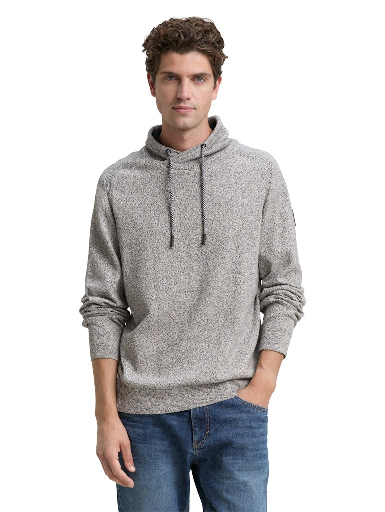 1048021 TOM TAILOR men - Snood Pullover 38684 melange