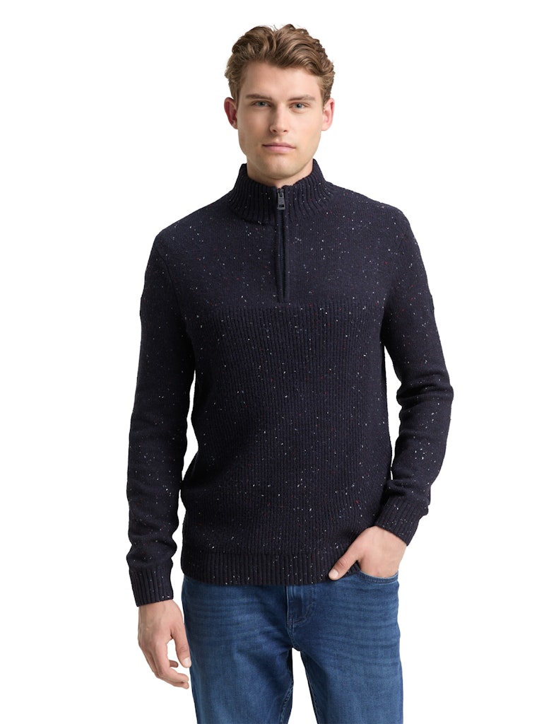 1048713 TOM TAILOR men - Strickpullover 36942 dunkelblau