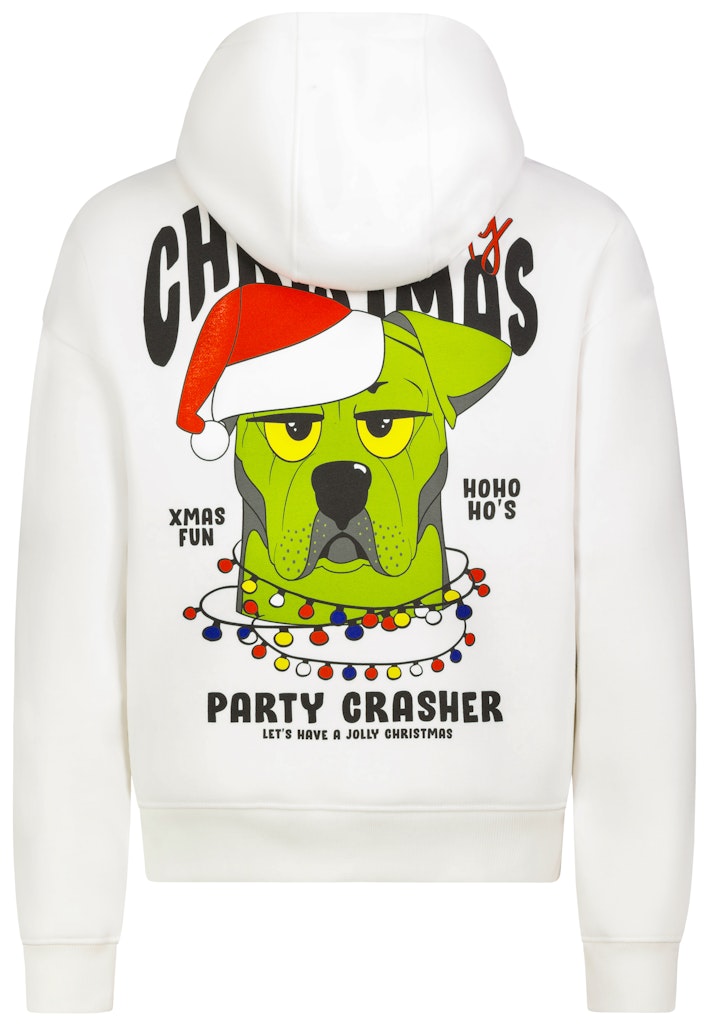 H10608BC21489C AUTHENTIC STYLE men - xMas Hoodie 22000 offwhite