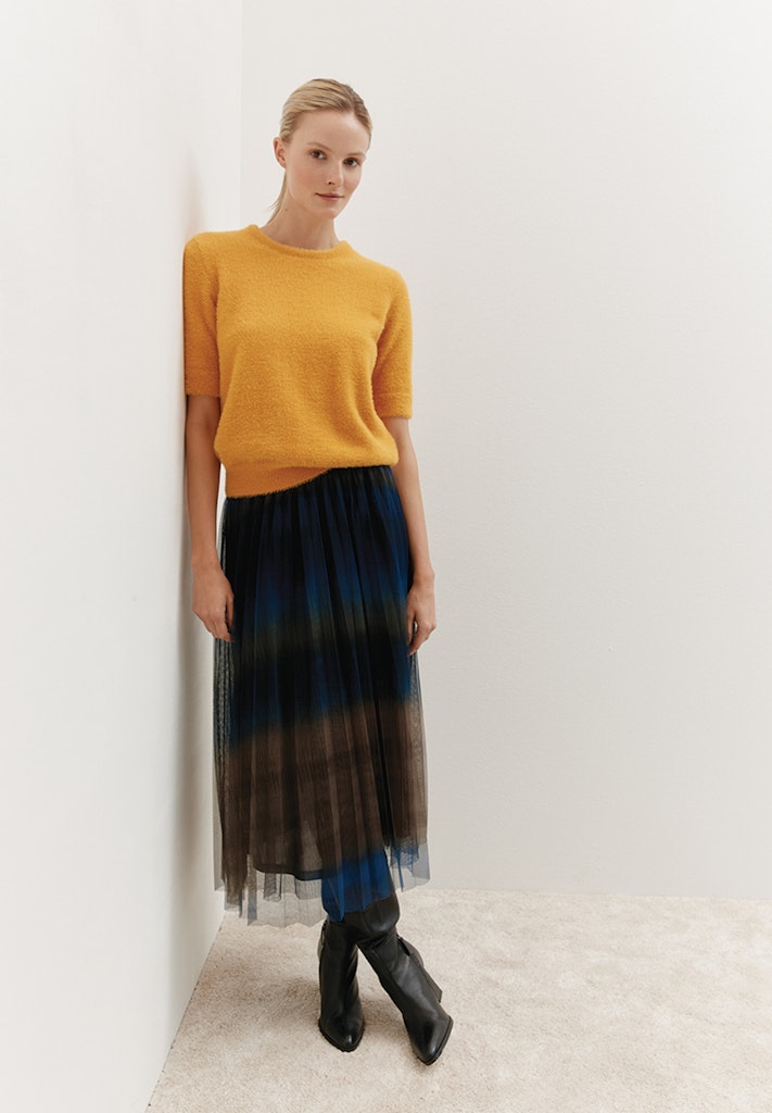 51081052 MORE&MORE - Fluffy Pullover 0144 autumn yellow