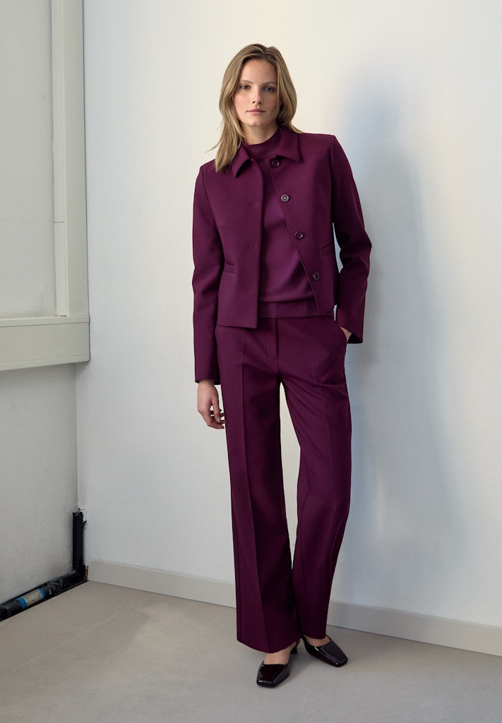 51926400 MORE&MORE - Technical Double Jacket 0564 ruby orchid