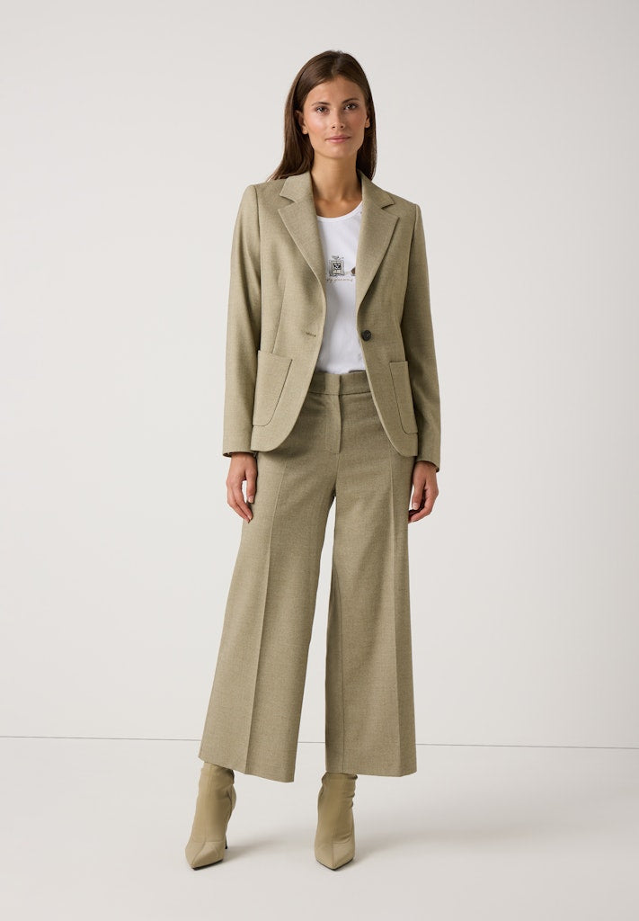 51910502 MORE&MORE Shirt with Placement Print 0010 white