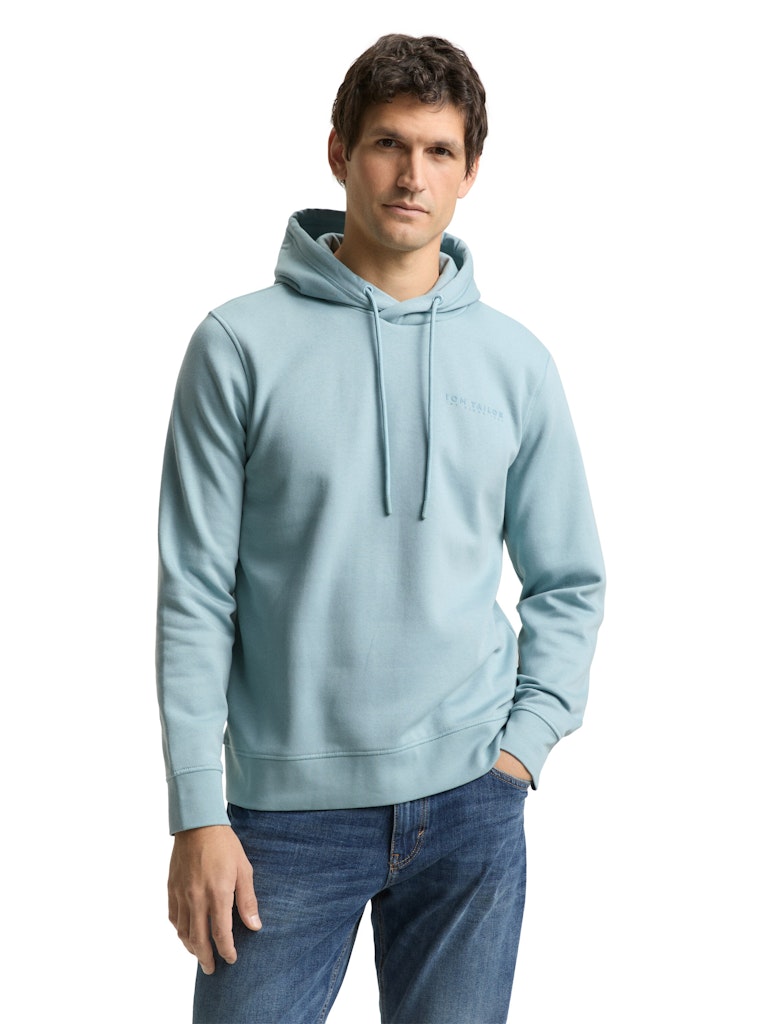 1048635 TOM TAILOR men - Hoodie 30838 tourmaline