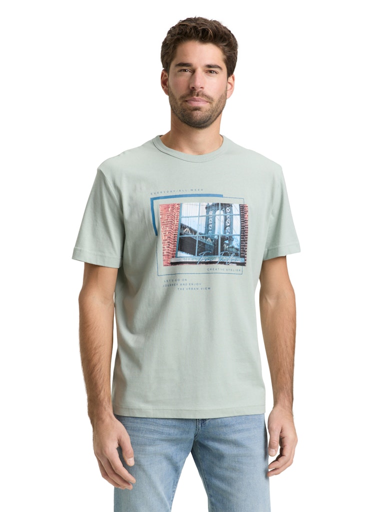 1050137 TOM TAILOR T-Shirt men 12792 green