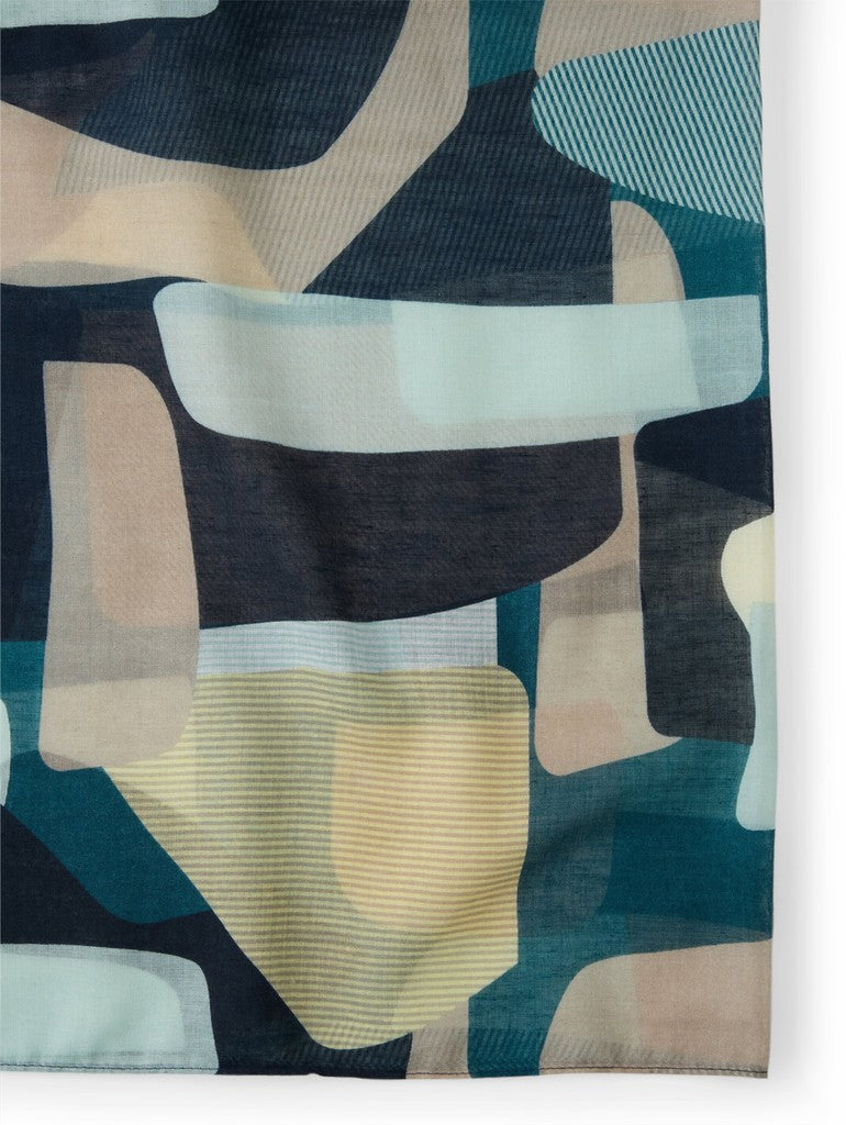 1049643 TOM TAILOR wmn - Loop 39722 abstract stripe print