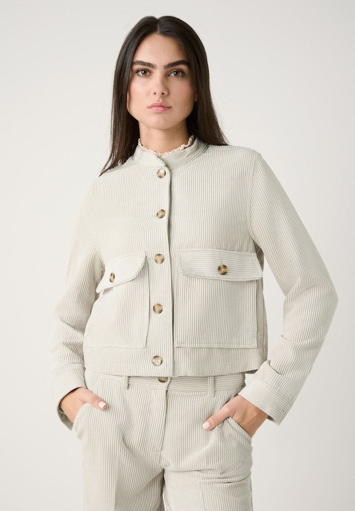 51106057 MORE&MORE - Soft Corduroy Jacket 0031 powder creme