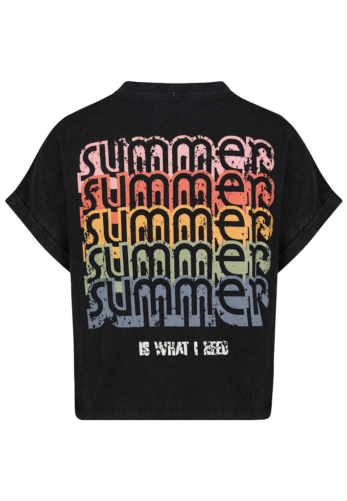 D12048M02741B AUTHENTIC STYLE wmn - T-Shirt mit Backprint 23400 anthracite grey
