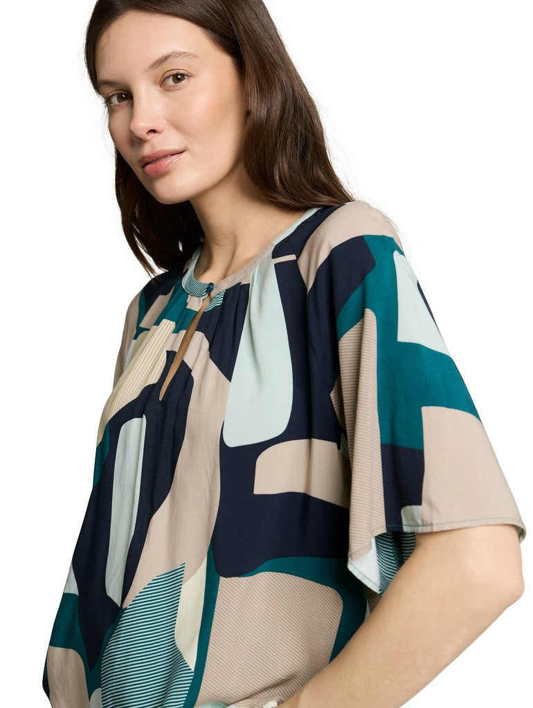 1049802 TOM TAILOR wmn - Bluse 39722 abstract stripe print