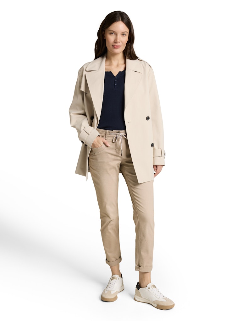 1040963 TOM TAILOR wmn - Hose tapered relaxed 32208 ashbeige