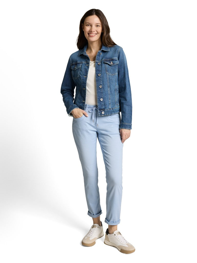 1040963 TOM TAILOR wmn - Hose tapered relaxed 11270 bright blue