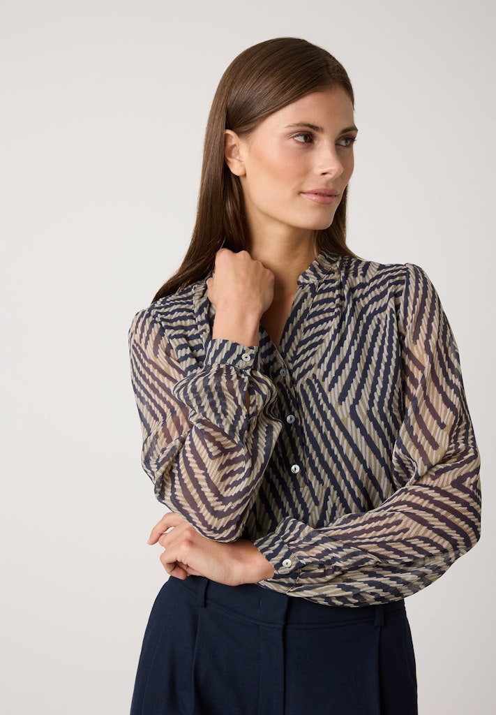 51082051 MORE&MORE - Printed Blouse 3375 little pattern print