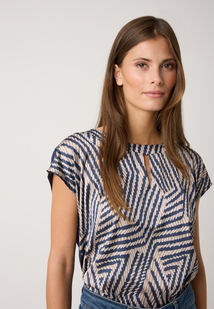 51080054 MORE&MORE - Patch-Shirt with Print 3375 little pattern print
