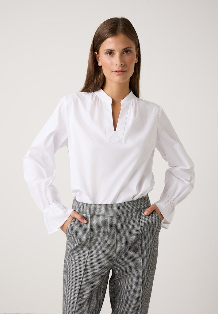 51912055 MORE&MORE Cotton Blouse 0010 white