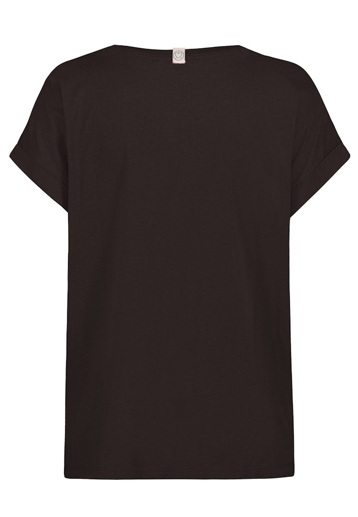 D12041M02460G2 AUTHENTIC STYLE wmn - T-Shirt 21400 deep chocolate brown