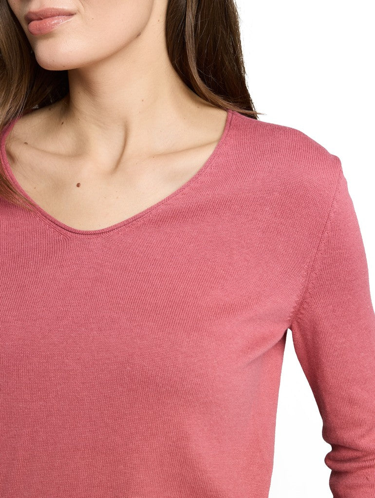 1012976 TOMT TAILOR wmn - Basic-Pullover 11183 cozy pinkl