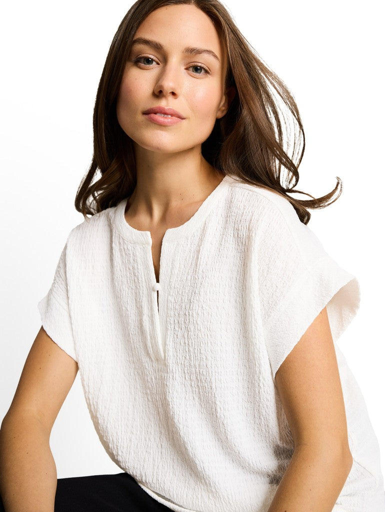 1050841 TOM TAILOR wmn - T-Shirt 10315 offwhite