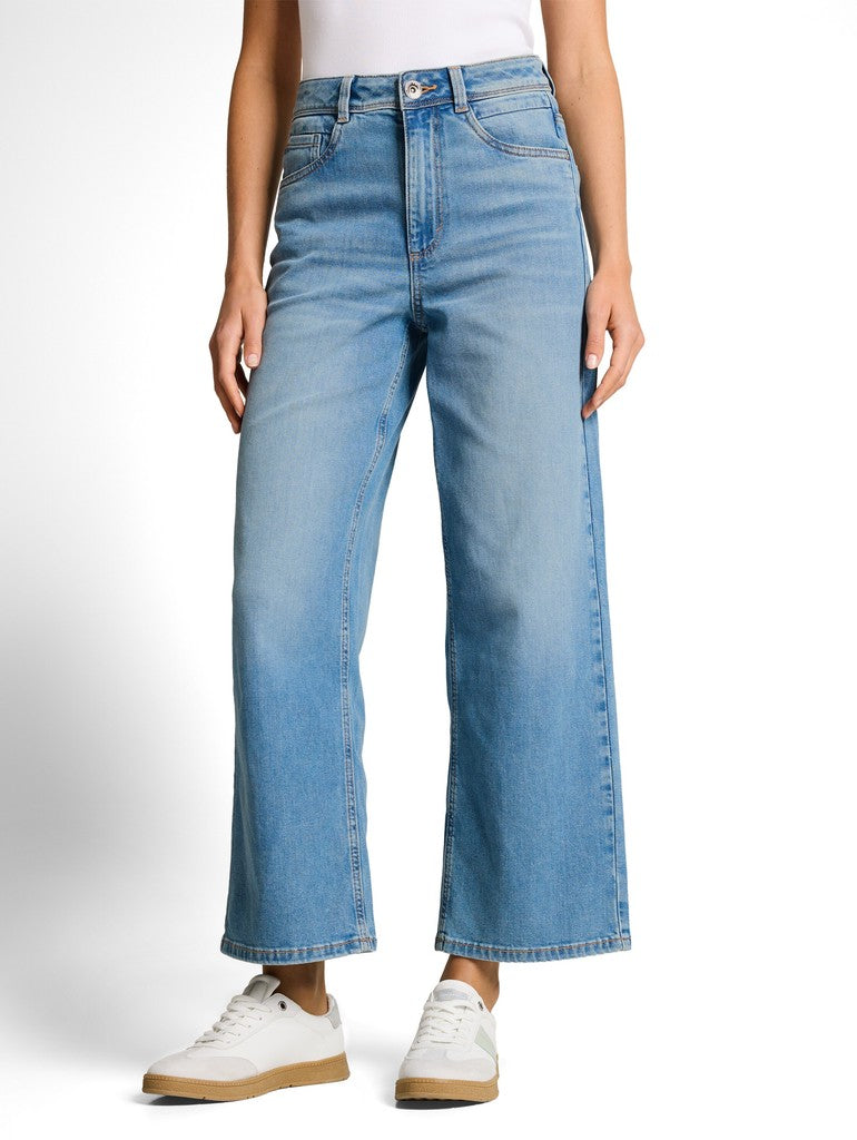 1050399 TOM TAILOR wmn - TTNELMA CULOTTE Jeans 10112 clean light stone blue denim