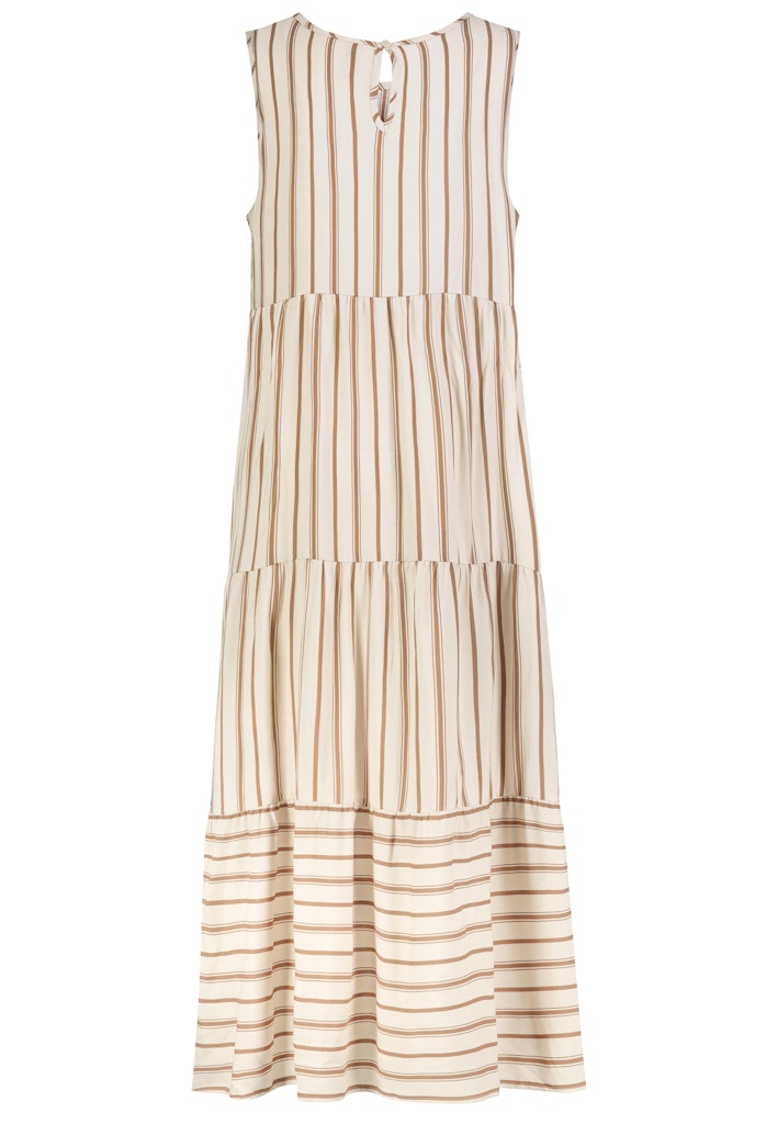 D73771AG30435C AUTHENTIC STYLE wmn - Kleid mit Volants 20200 light sand
